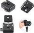 UTEBIT 38mm Camera Quick Release Plate, 1/4" Screw Thread Quick Release System QR