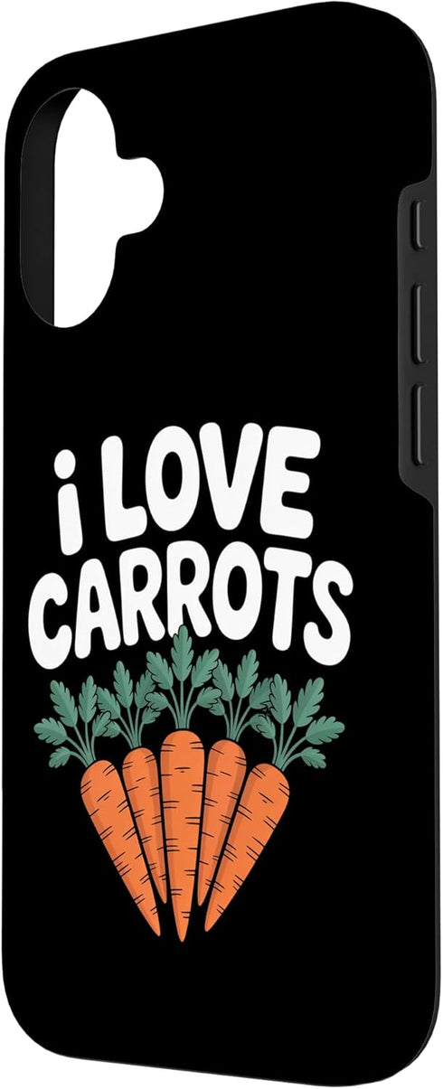 Vegetable Enthusiast Carrot Lover 16 I Love Carrots Vegetable Humor Case for iPhone