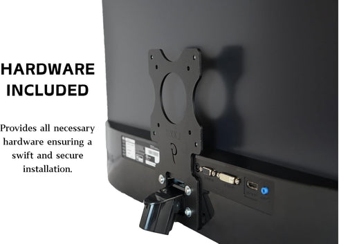 Gladiator Joe Monitor Arm/Mount VESA Bracket Adapter for LG 24MP58VQ, 24MP59G, 27MP58VQ, Laser Cut, Made in North