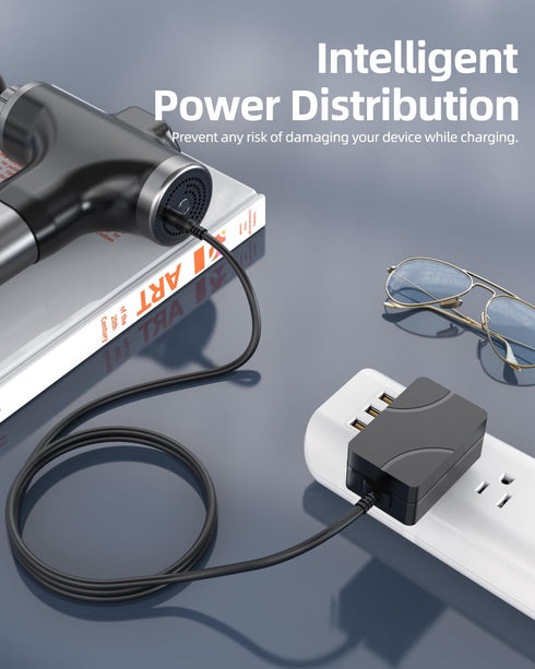 26W AC Charger for Legiral Le9 Le11 Le6 Le3 Massage Gun, Replacement Power Cord Supply Adapter