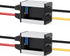 DROK 5V DC Converter, 2pcs Waterproof Buck Converter, 8V-22V Step Down to 3V-15V, 3A Adjustable Voltage Regulator