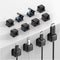 M-Xeotei 12 Pack Cable Management Clips, 2-in-1, Magnetic and Adhesive,Cable Holder, Multi-Surface Cord