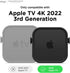 elago Apple TV Mount 4K 3rd Generation - Compatible with 2022 Apple TV, 3 Mount Options, Prevents Overheating