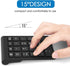 Foloda Bluetooth Wireless Number Pads, Portable 22 Keys Numeric Keypad for Laptop, PC