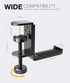 Foldable Headphone Stand Hanger Holder, Space-Saving Aluminum Soundbar Stand with Universal Fit for Gaming