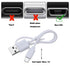 2Pcs USB-A to Micro-USB Charging Cord 30cm, Replacement Compatible with Sony WH-H900N, PS WHH900N, WHCH700N