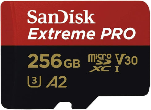 SanDisk 256GB Extreme Pro Class 10 Micro SD Card for Samsung Phone, Galaxy Note 20 Ultra 5G, Bundle with Memory Card