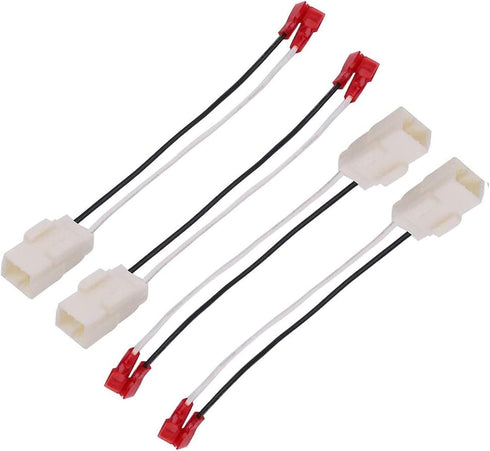 72-6514 Speaker Harness Adapter for Jeep Wrangler Chrysler Town & Country 4 Pack Front Rear Door Wiring