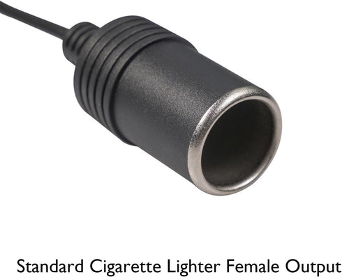 MeetUs 12V 45W~65W USB Type-C Male Plug to Car Cigarettes Adapter Female Socket PD Power Cable,Work with PD USB C