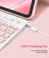 MMK 11th 10th 11/10.9" 2025 A16/2022, for iPad Generation Case with Keyboard Detachable Wireless Bluetooth Folio