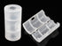 YXQ 16Pcs AA to C Size Battery Adapter Converter Case Spacers Holder Transparent