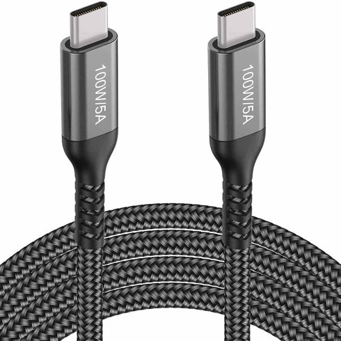 15FT USB C to USB C Cable 100W/5A, Fast Charging PD Charger for iPhone 15 Pro Max, MacBook, iPad, Samsung, PS5, Xbox.