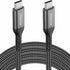 15FT USB C to USB C Cable 100W/5A, Fast Charging PD Charger for iPhone 15 Pro Max, MacBook, iPad, Samsung, PS5, Xbox.