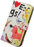 Case for Samsung Galaxy S20 Plus - Colorful Cute Dogs Leather Flip Phone Wallet Cover with Card Slot Holder Kickstand
