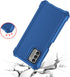 Nokia C300 Case & G100 Case with Screen Protector, Full Body Protection, Shockproof Frosted PC & Soft TPU, Blue.