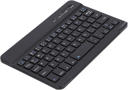 Silent Keyboard, Black Portable Waterproof Wireless Keyboard for Smart Phone Desktop Laptop