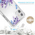 Flower Designed iPhone 11 Case with Screen Protector, Floral Clear Shockproof Full Body Soft Bumper Cover 6.1 Inch