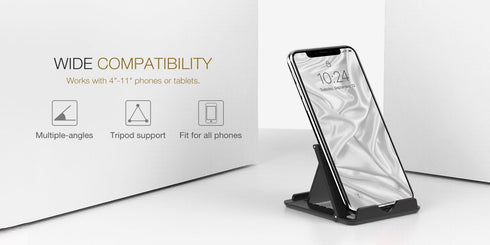 MoKo 2PCS 4-11" 17/17 Air/17 Pro/17 16/Pro/Pro 15/Pro/Pro 14/Pro/Pro Phone/Tablet Stand, Desktop Holder for Device, Fit