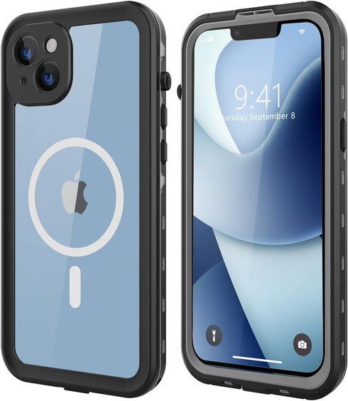 Design for iPhone 14 Waterproof Case, Shockproof Dustproof Cover with Screen Protector, Full Body for iPhone 14 6.1''