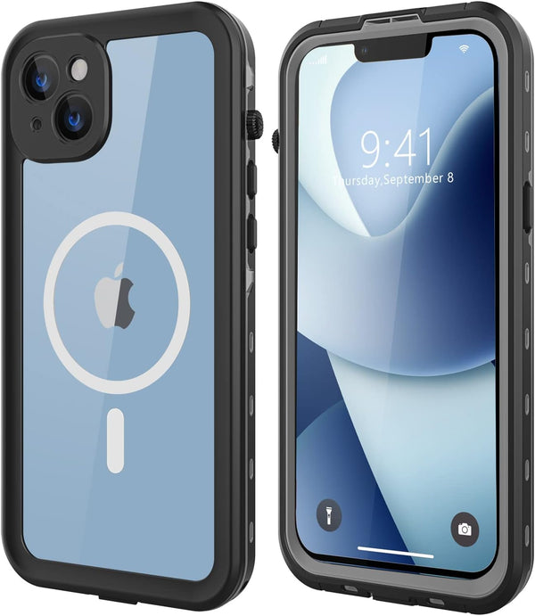 Design for iPhone 14 Waterproof Case, Shockproof Dustproof Cover with Screen Protector, Full Body for iPhone 14 6.1''