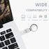 MOSDART 128GB Metal USB 2.0 Flash Drive, 2 Pack Waterproof Jump Drive for Data Storage