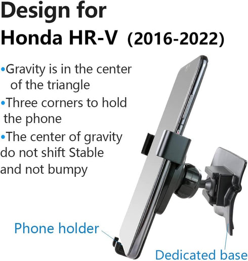Car Phone Holder for 2016-2022 Honda HRV HR-V - Auto Accessories Navigation Bracket Interior Decoration Mobile Cell