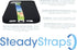 SteadyStraps Full-Hand Elastic Phone Strap/Grip, for Comfort & Convenience, Multi-Position Adjustable with Easy On/Off