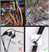XVTHOAKU Kit-50 50 6" 50 White Cable Zip Tie Mounts Pcs Cable Zip Tie Saddle Type Mounts Base With Pcs Cable Ties