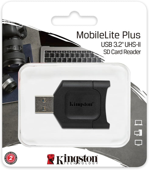 Kingston 3.2 (MLP) MobileLite Plus USB SDHC/SDXC UHS-II Card Reader