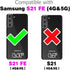 Phone Case for Samsung Galaxy S21 FE 5G, Wallet Cover with Tempered Glass Screen Protector and Credit Card Holder -