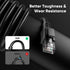 6 150 24AWG 10Gbps Cat6 40 Cat6 Cat5e Cat5, Cat Outdoor Ethernet Cable ft, Cable Cord Waterproof Direct Burial LLDPE UV