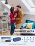 LENRUE Bluetooth Speaker - Wireless Portable with Loud Stereo Sound, Rich Bass, 12-Hour Playtime (Blue)