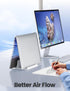 Vaydeer Vertical Laptop Stand Holder, Adjustable Desktop Notebook Dock for MacBook Pro Air, HP, Dell, Lenovo, up to