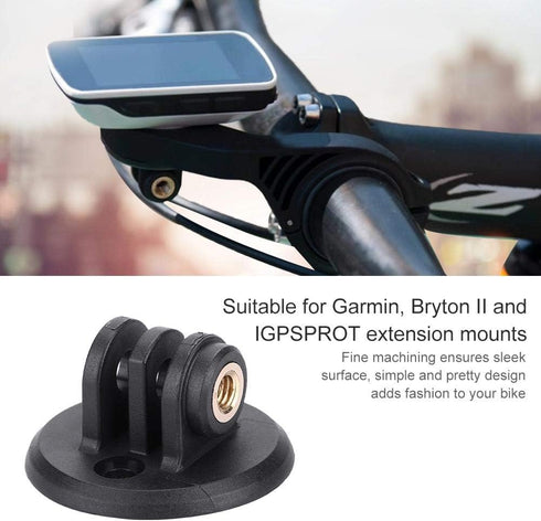 ycle Handlebar Computer Bracket Camera Mount, Out Front Bike Computer GPS Combo Holder Handlebar Camera Adapter Bike Stand for Bryton II IGPSPROT soporte Varia soporte Varia
