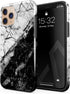 BURGA Phone Case Compatible with iPhone 11 PRO - Hybrid 2-Layer Hard Shell + Silicone Protective Cover, Black and White