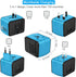 Travel Adapter Worldwide, Universal International Power Plug Adapter with 2.4A 3xUSB-A and 3.0A Type-C Charger