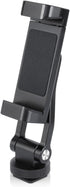 UTEBIT 1/4" 180 360 17 16 15 14, Universal Phone Tripod Mount with Cold Shoe Mount, Thread Tilt Rotation Support