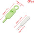 6 Set Lilaly Pcs SIM Card Removal Tool SIM Ejector Pin and Card Tool Cute Silicone SIM Card Needle Tool, Green