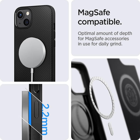 Spigen 13 (2020) Mag Armor (MagFit) Compatible with MagSafe Designed for iPhone Mini Case - Matte Black