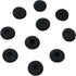 Black Soft Foam Earbud Earpad Replacement Sponge Covers for Walkie Talkie Earpiece & Stereo Headsets, 10Pcs
