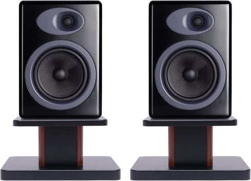 Gdrasuya10 6" Desktop Bookshelf Speaker Stands Pair for Under 15" Studio Speaker Riser