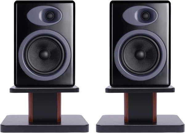 Gdrasuya10 6" Desktop Bookshelf Speaker Stands Pair for Under 15" Studio Speaker Riser