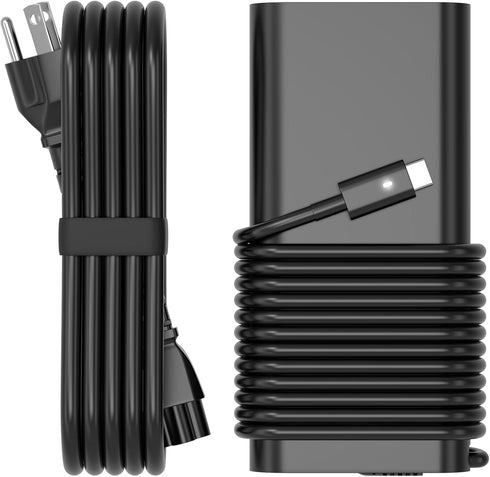 Replacement Dell 130W Laptop Charger USB C Power Adapter for XPS 15 2in1, Precision 5530, Latitude 7410, 7310