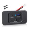 Linkstyle 12V USB Outlet, 36W QC3.0 USB-A & 30W PD3.0 USB-C Charger Socket with Blue Indicator for Marine Trunk