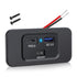Linkstyle 12V USB Outlet, 36W QC3.0 USB-A & 30W PD3.0 USB-C Charger Socket with Blue Indicator for Marine Trunk