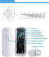 Wireless Infrared Motion Sensor PIR Motion Detector, Anti-Theft for Home Security Alarm System, Burglar Alert System