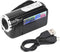 Video Camera Camcorder, 2inch TFT LCD Screen, HD Digital 16X Zoom Vlogging Camera for Kids Gift - Black
