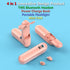 IHAO Sport Bluetooth Headphones Wireless Earphones with Mic 4 in 1 Multifunctional Flashlight HiFi Bass Stereo Sound Waterproof Noise Reduction Headset for Gym Home Office-Luxury Pink F7