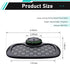 Culycey Car Dashboard Mat, Anti-slip Mat with Parking Number Sign and Rotatable Phone Holder, Multifunction Dashboard