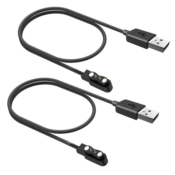 2-Pack Smart Watch Charger Magnetic, Compatible with WalkerFit Smart Watch A1/A1 PRO/A1 MAX/A2 PRO, Black